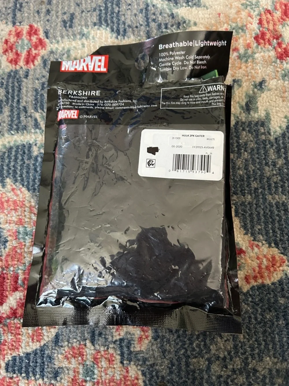 Marvel Hulk 2-Pack Neck Gaiters - Green & Black